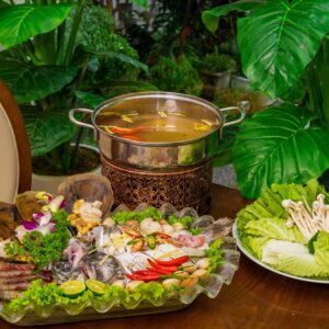 Menu tiệc hải sản 1.798.000/ mâm 6 người