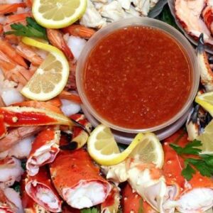 Menu tiệc hải sản 2.700.000/ mâm 6
